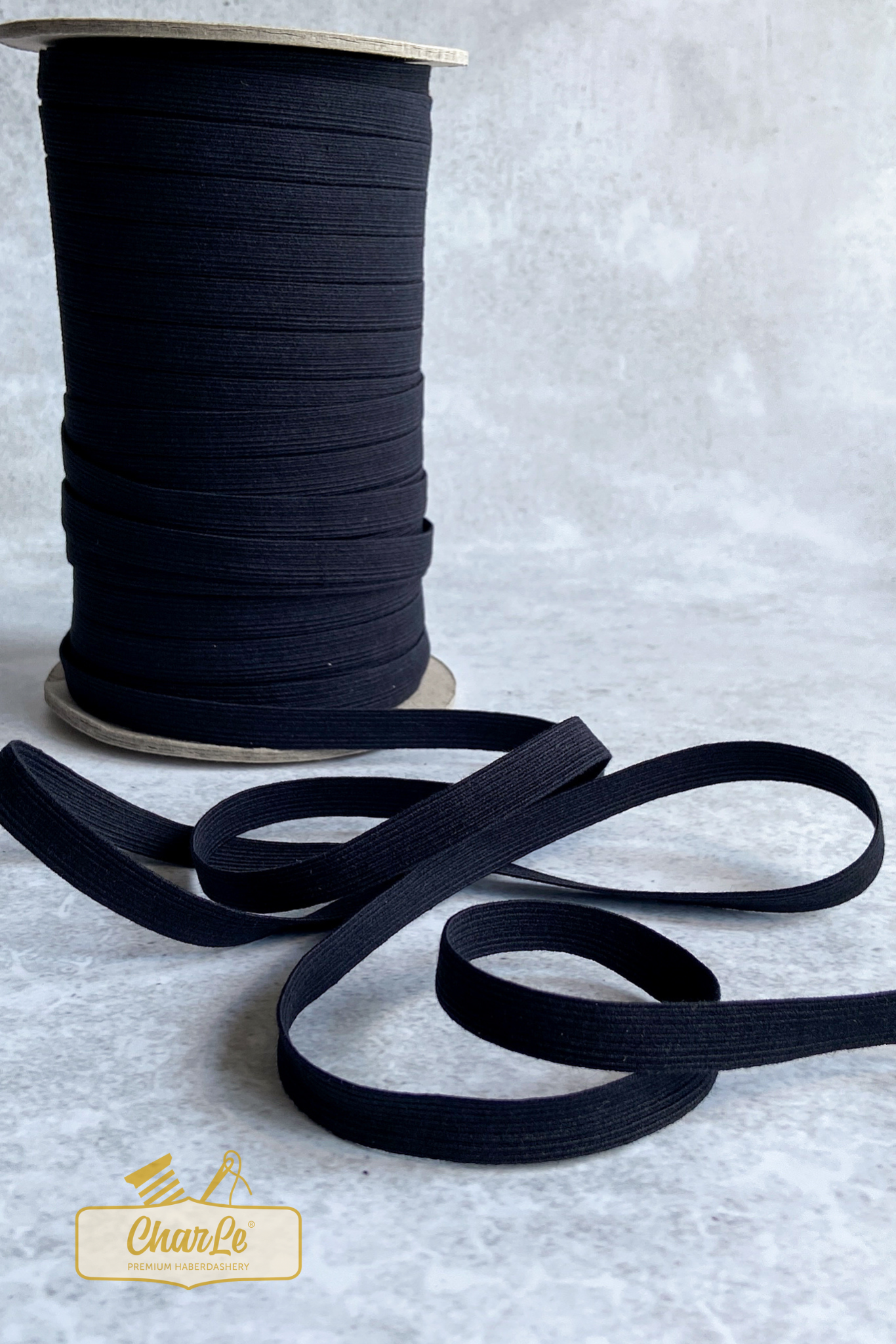 ORGANIC ELASTIC 10 MM | Black