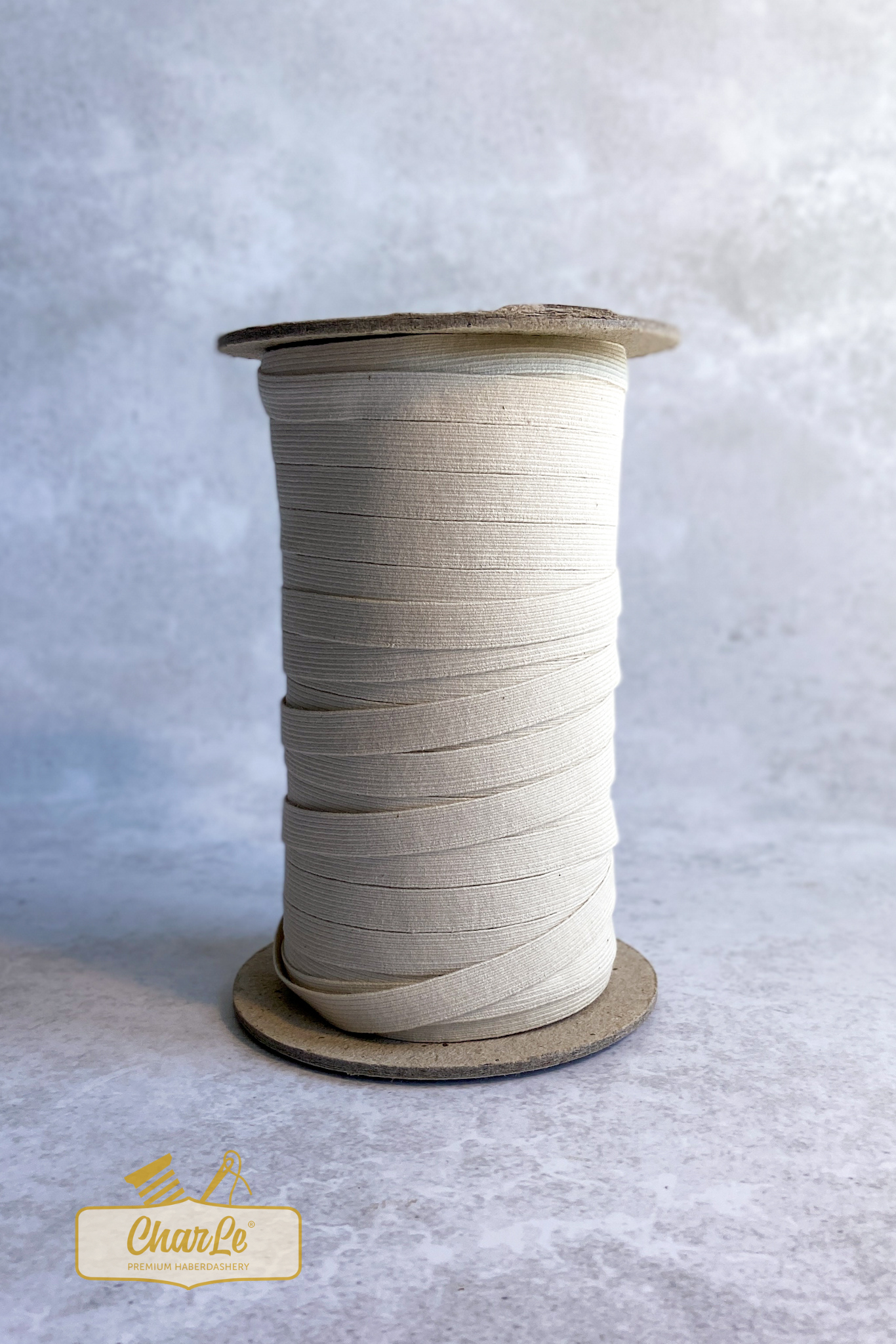 ORGANIC ELASTIC 10 MM | Ecru