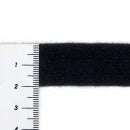 ORGANIC SINGLE FLEECE ELASTIC 20MM | Black