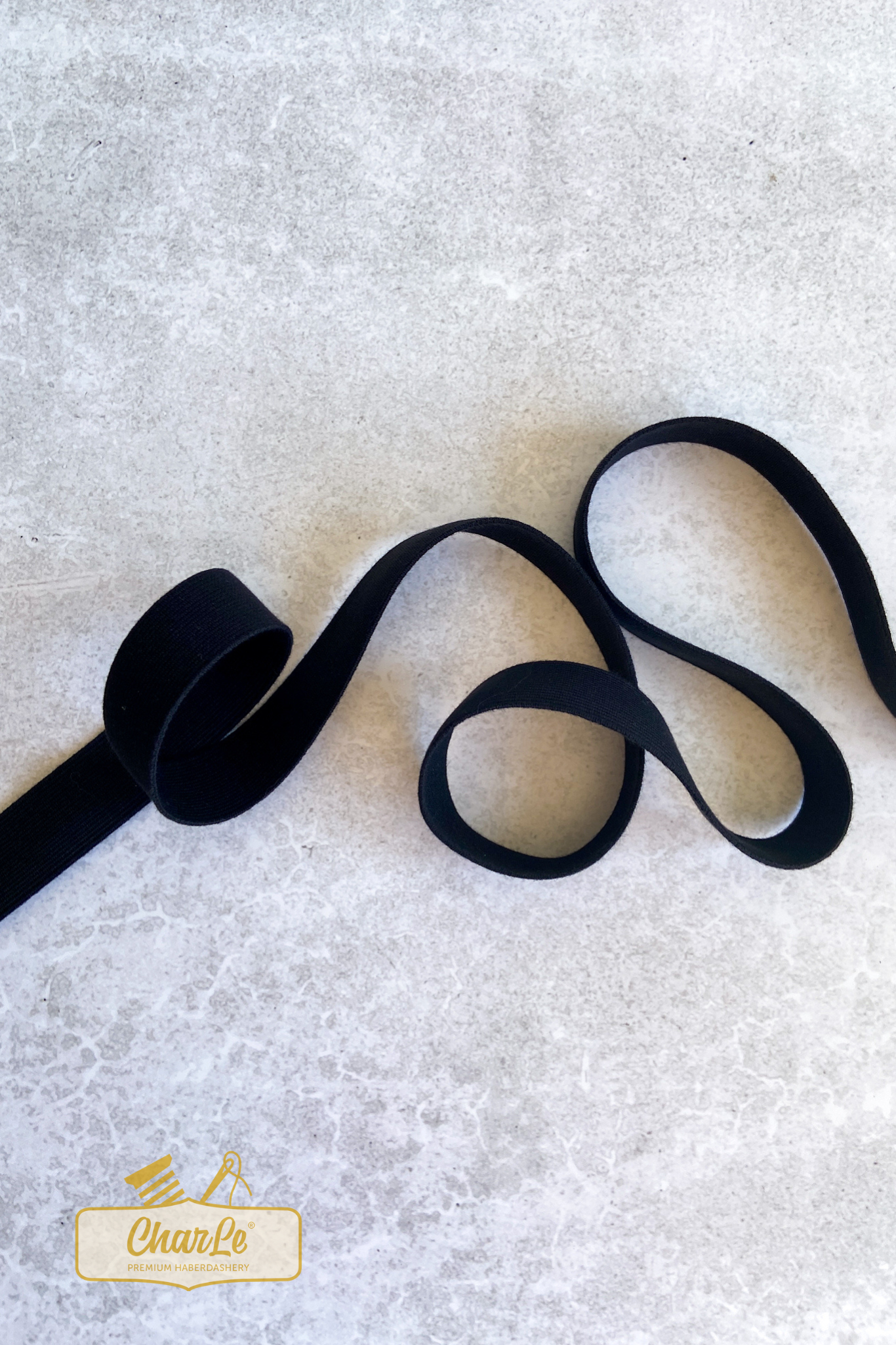 ORGANIC ELASTIC 25 MM | Black - Strong