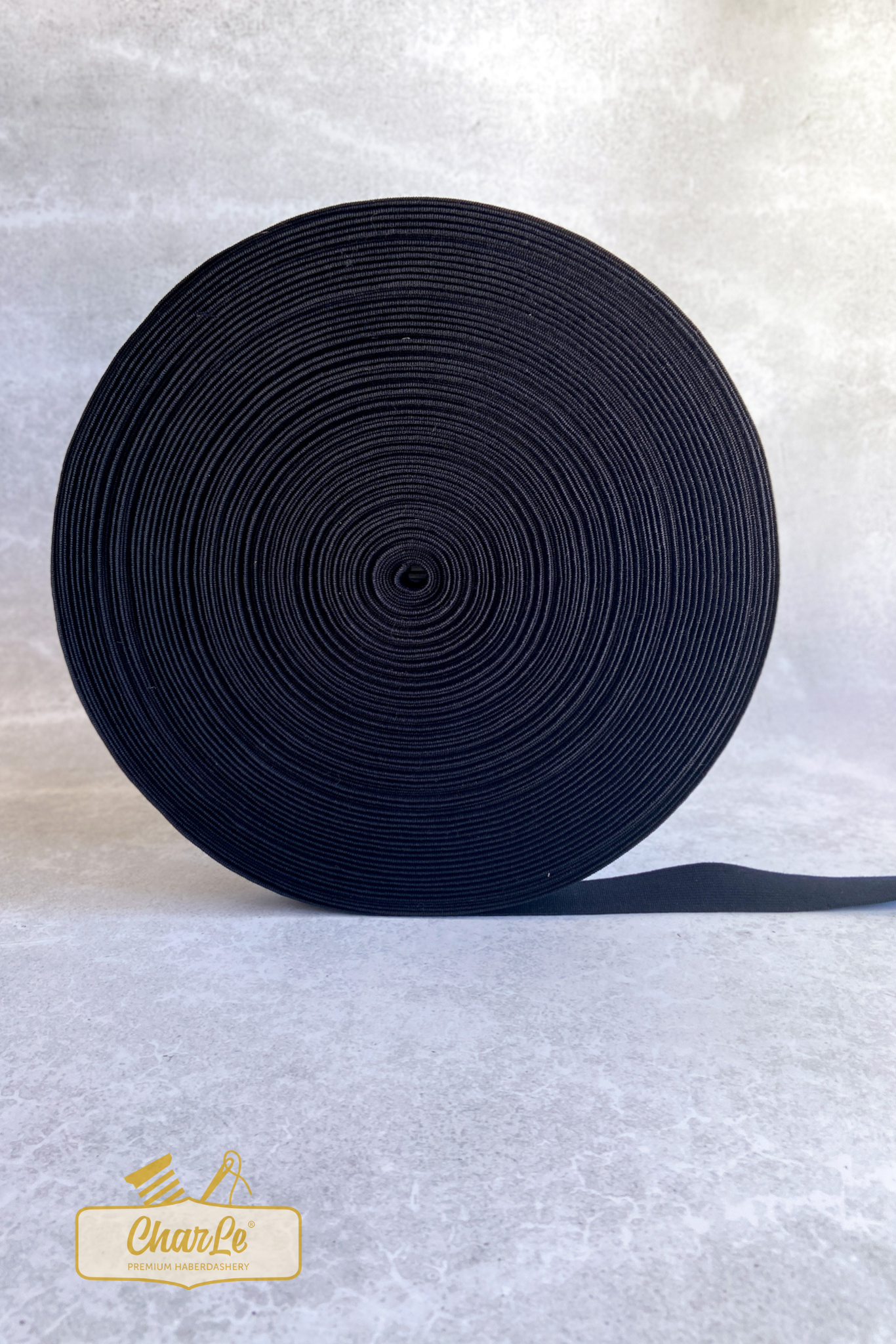 ORGANIC ELASTIC 28 MM | Black