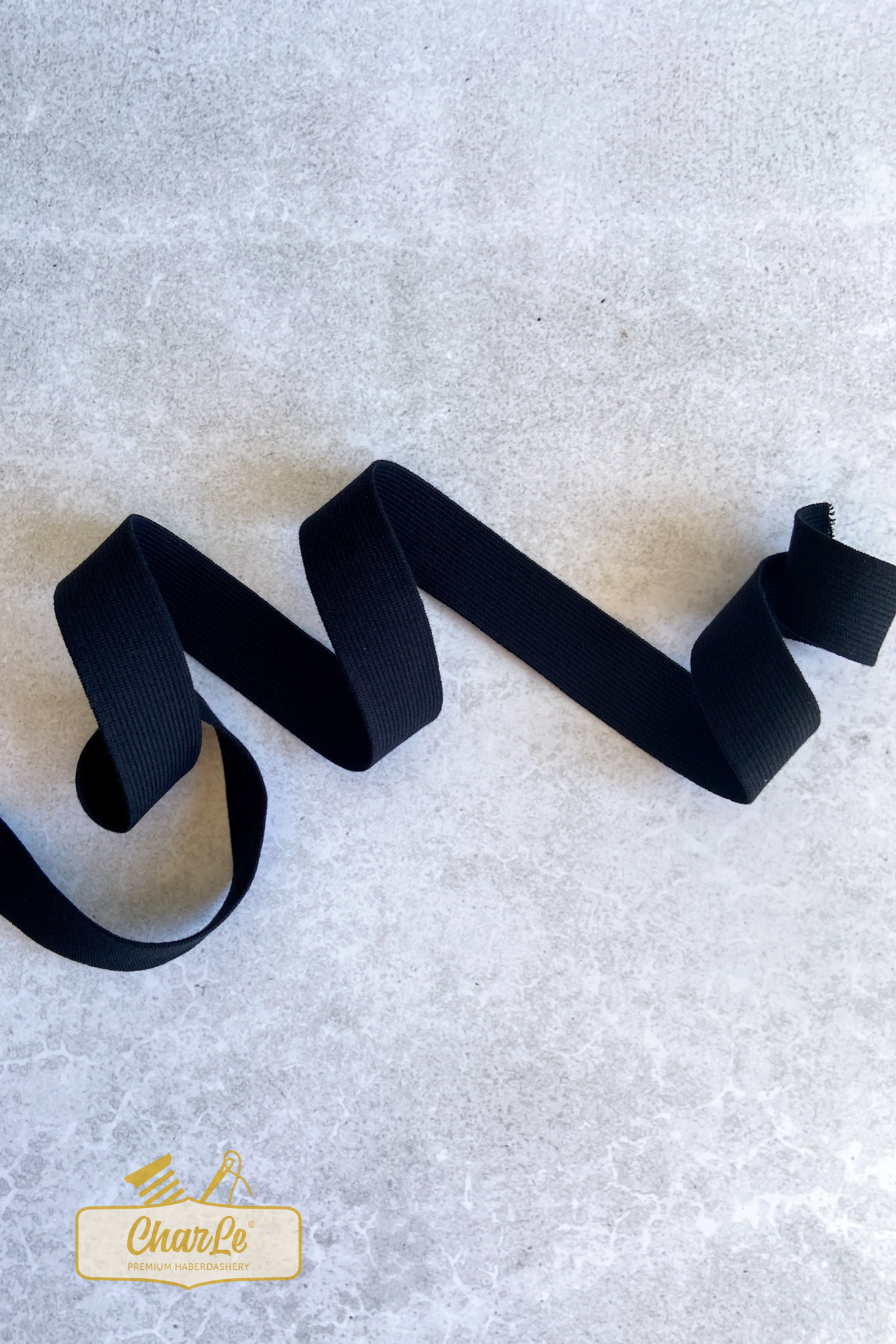 ORGANIC ELASTIC 28 MM | Black