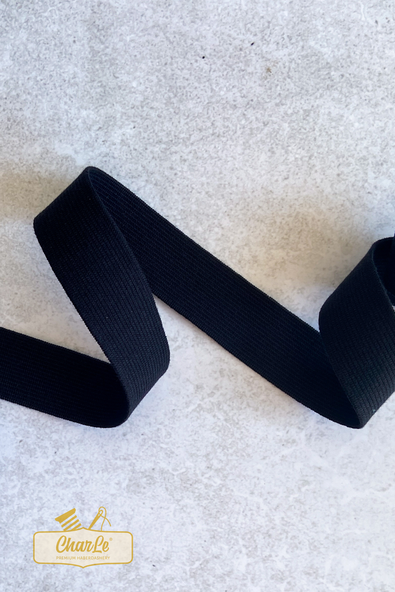 ORGANIC ELASTIC 28 MM | Black