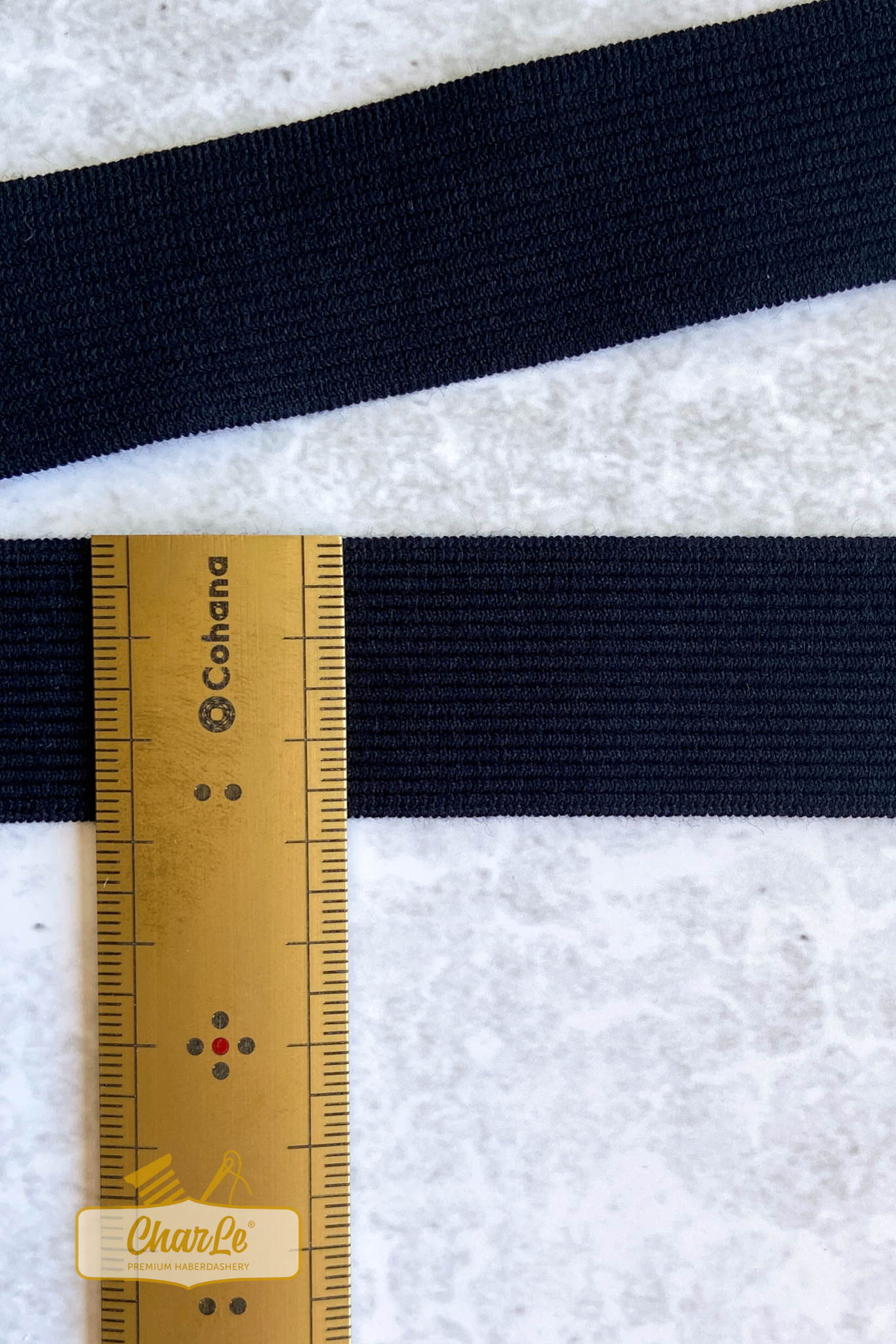 ORGANIC ELASTIC 28 MM | Black