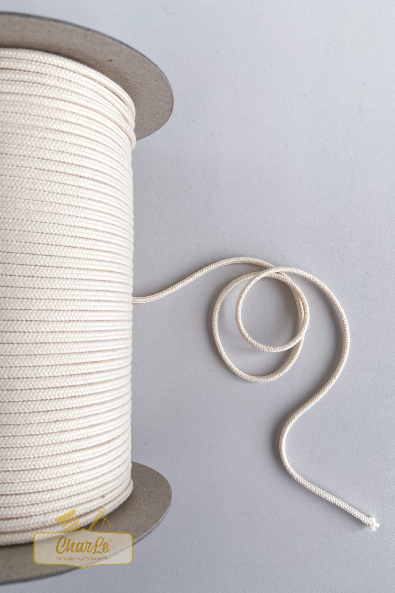 ORGANIC COTTON CORD 3 MM | Ecru