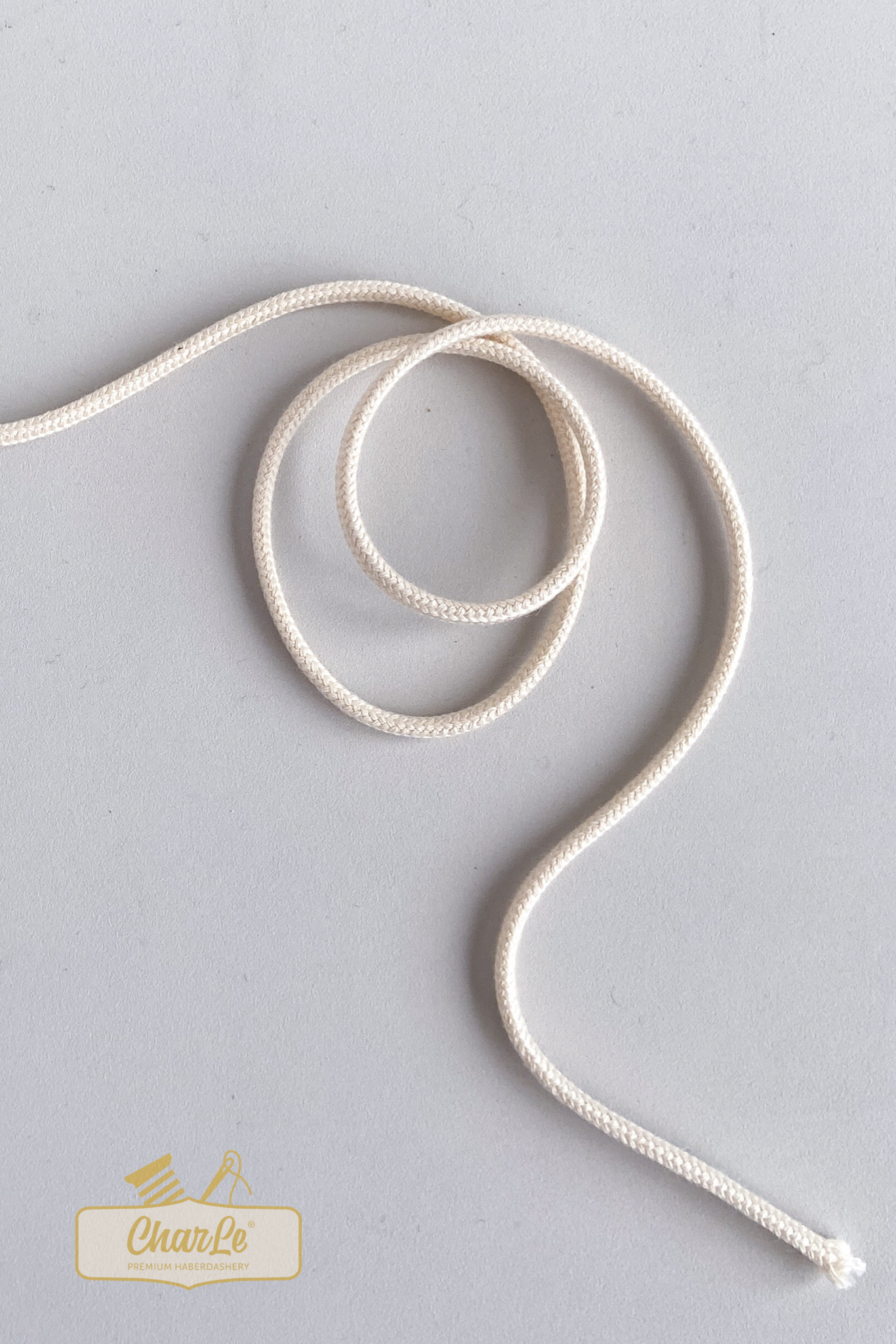ORGANIC COTTON CORD 3 MM | Ecru