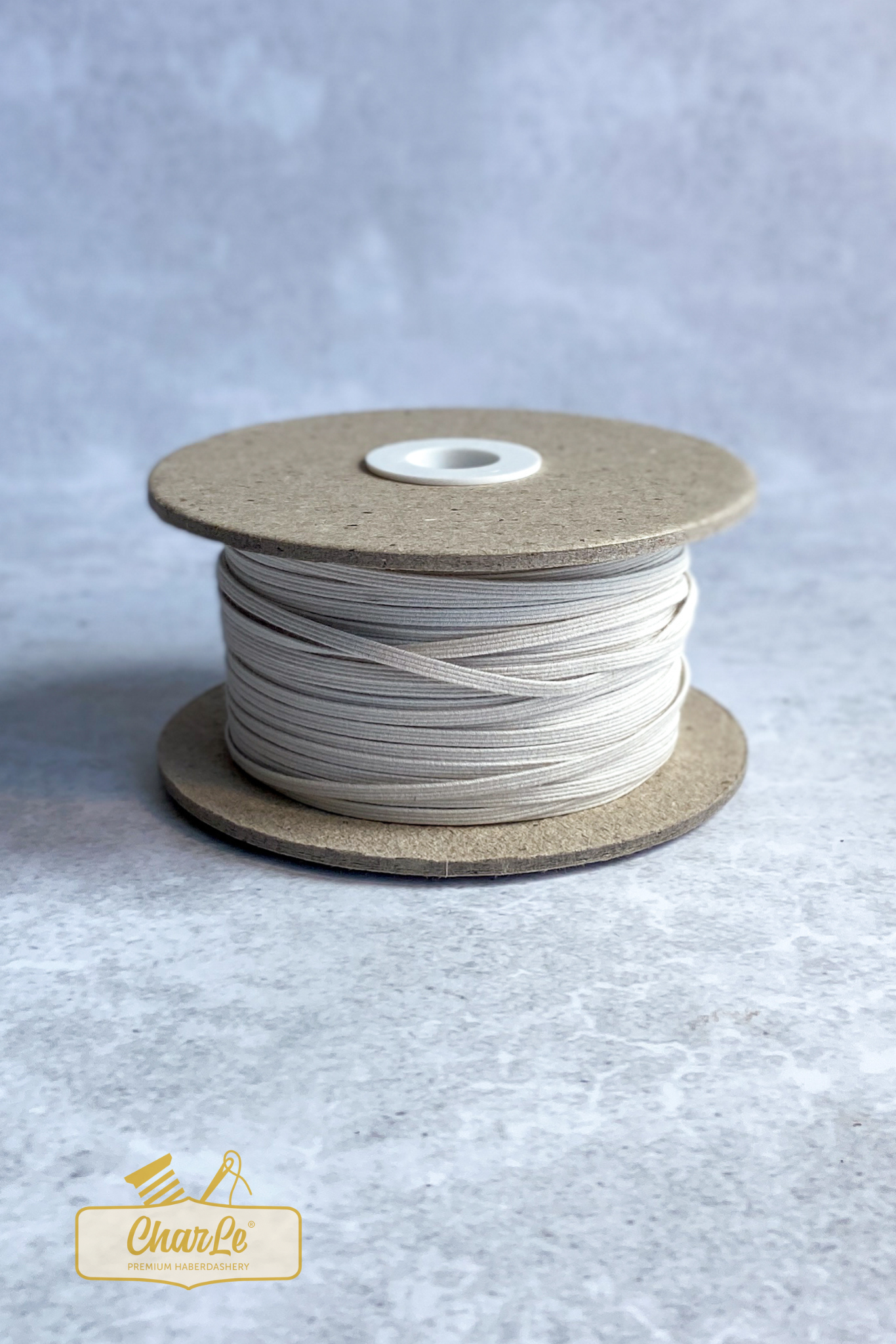 ORGANIC ELASTIC 3 MM | Ecru
