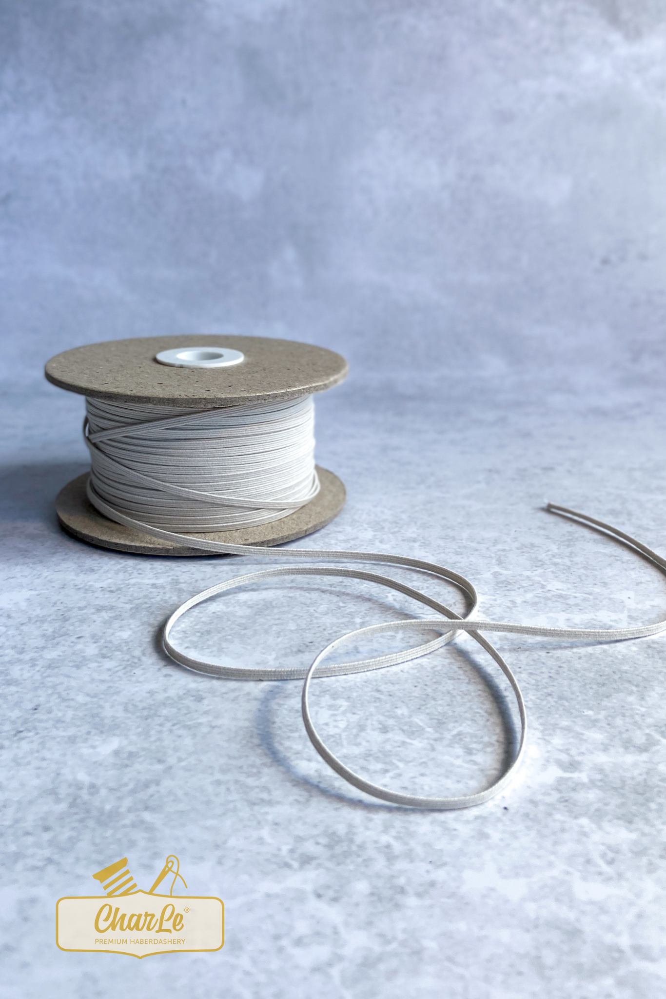 ORGANIC ELASTIC 3 MM | Ecru