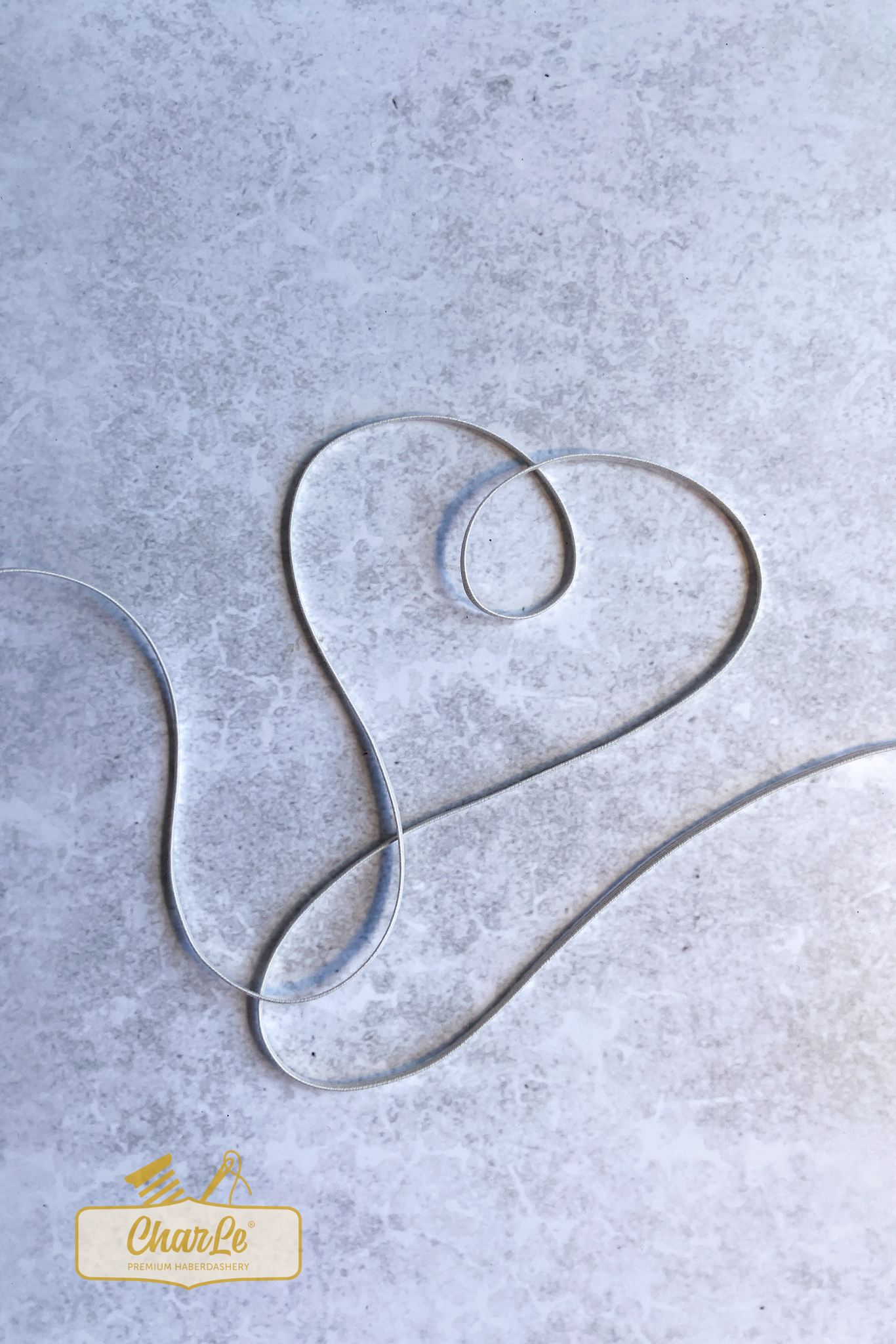 ORGANIC ELASTIC 3 MM | Ecru