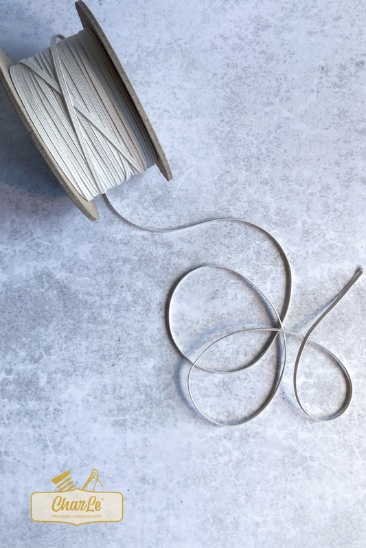 ORGANIC ELASTIC 3 MM | Ecru
