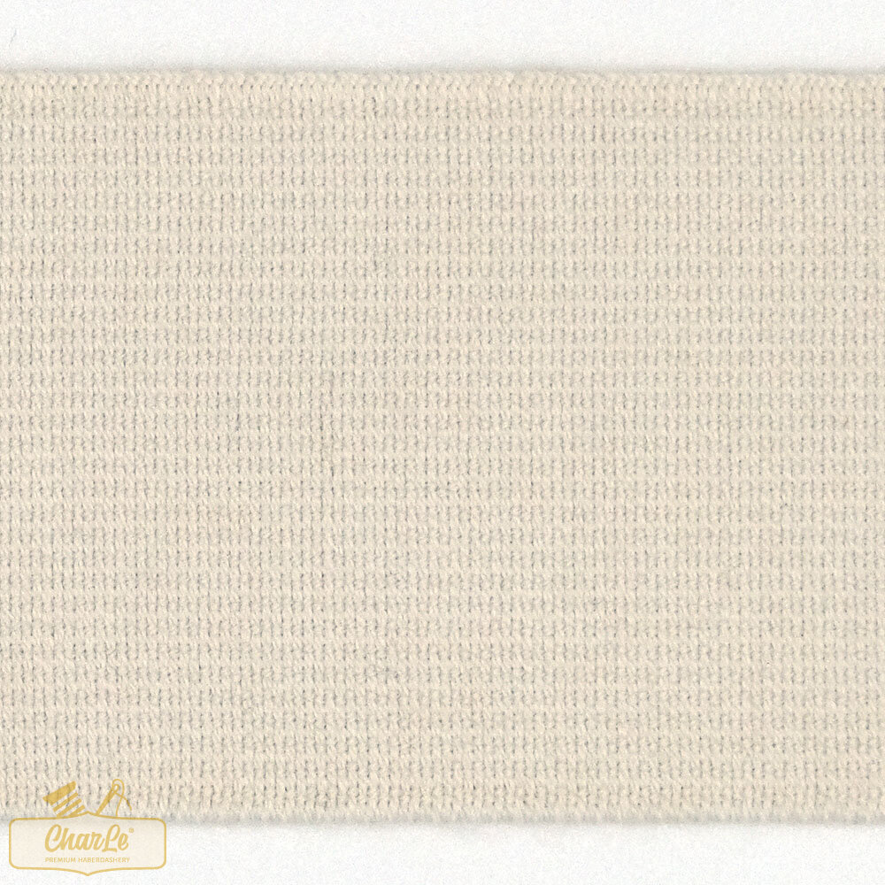 ORGANIC ELASTIC 50 MM | Ecru - Light
