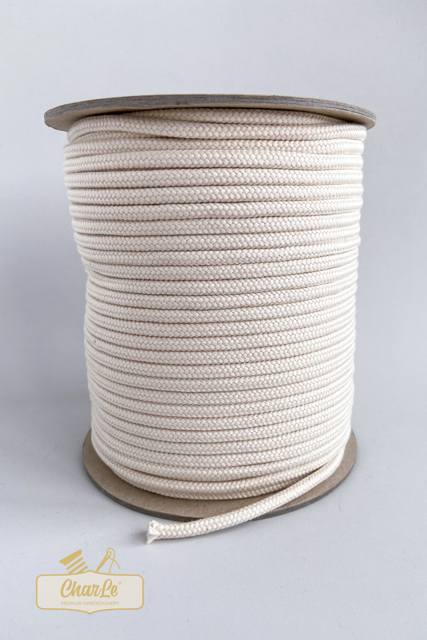 ORGANIC COTTON CORD 5 MM | Ecru