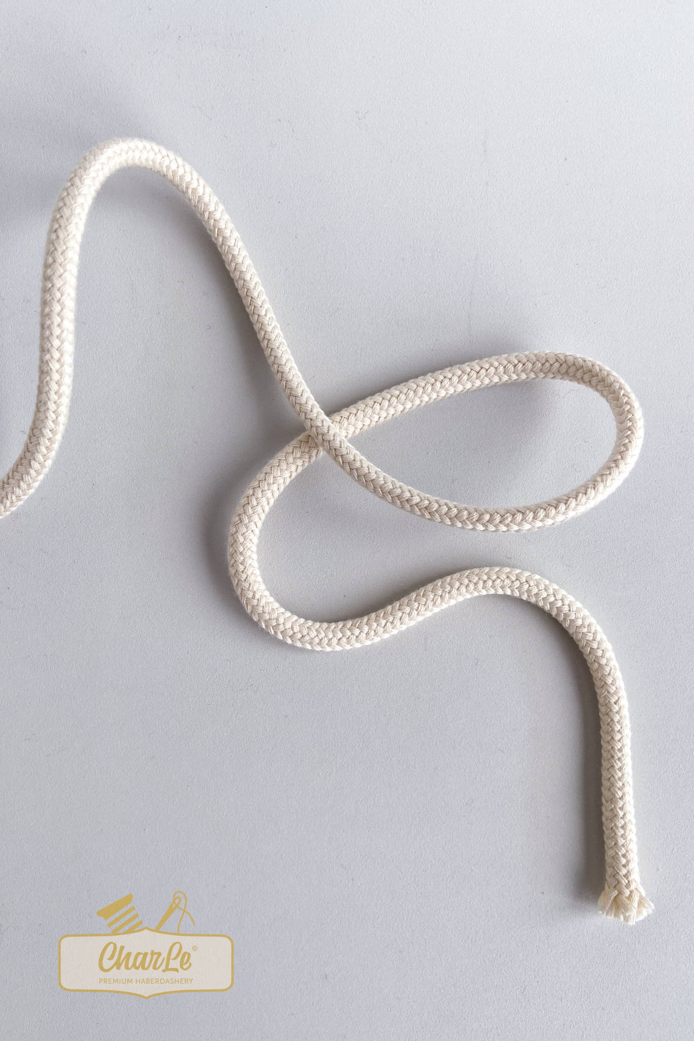 ORGANIC COTTON CORD 5 MM | Ecru