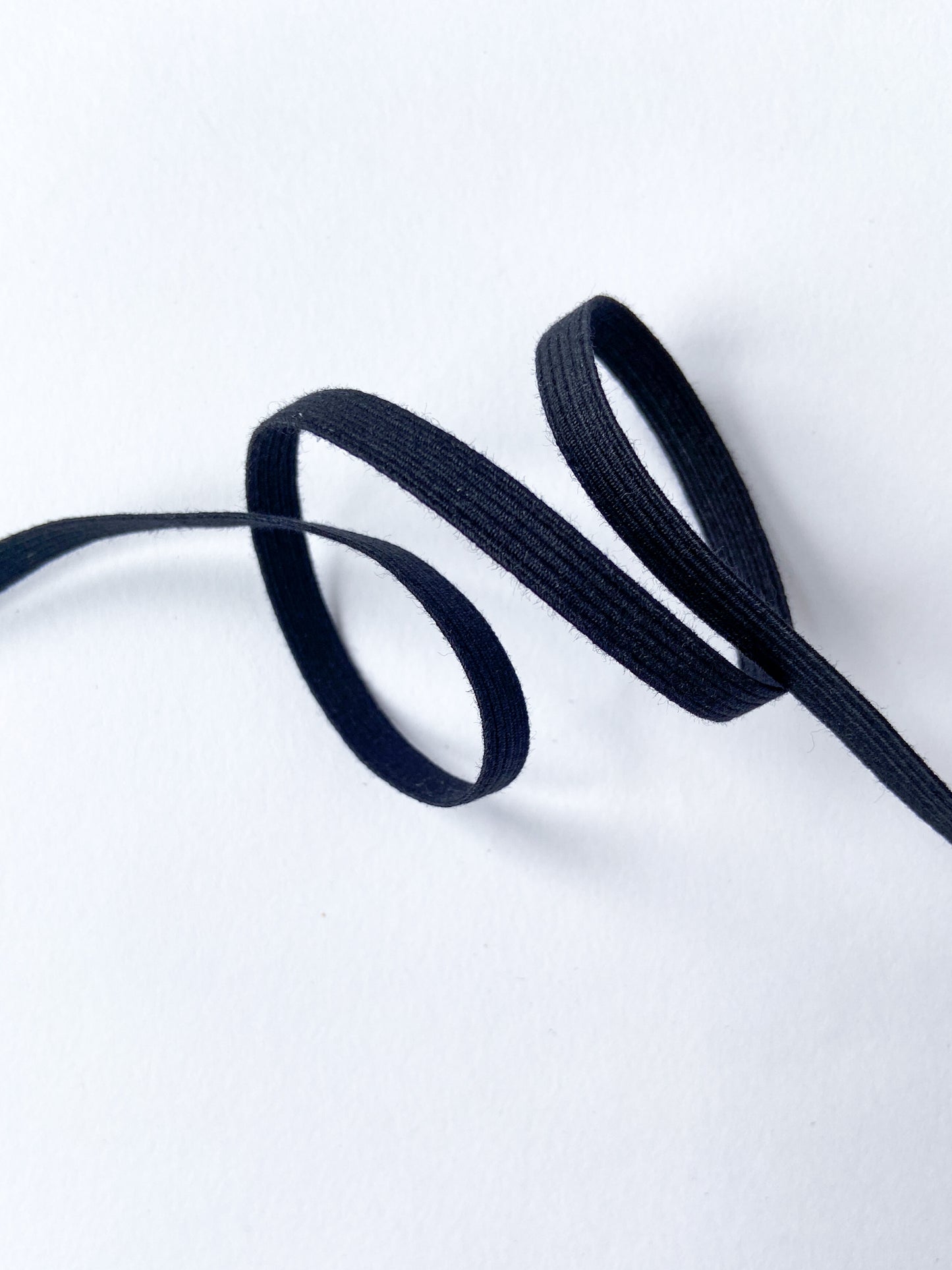 ORGANIC ELASTIC 6MM | Black - Light