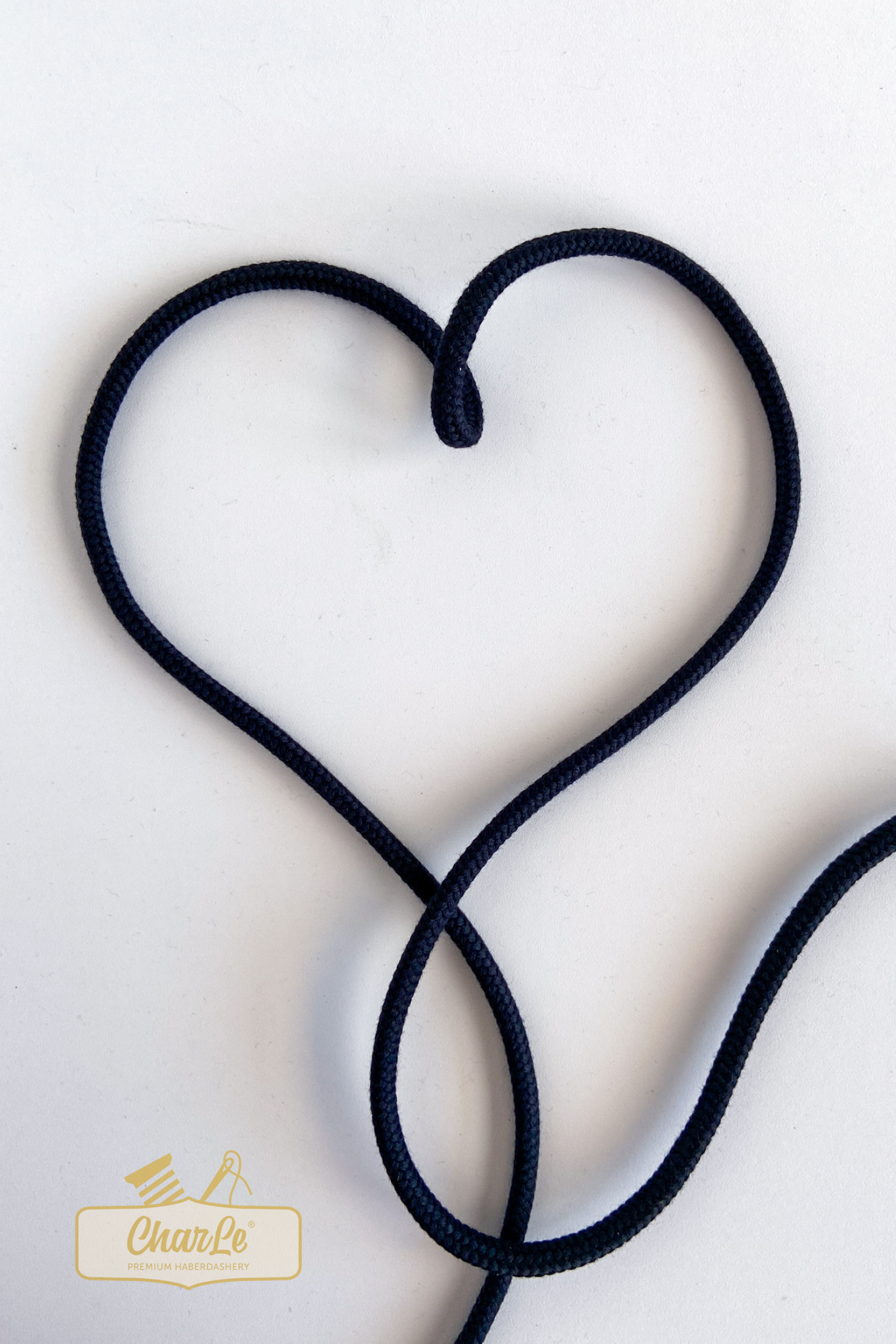 ORGANIC COTTON CORD 7 MM | Black
