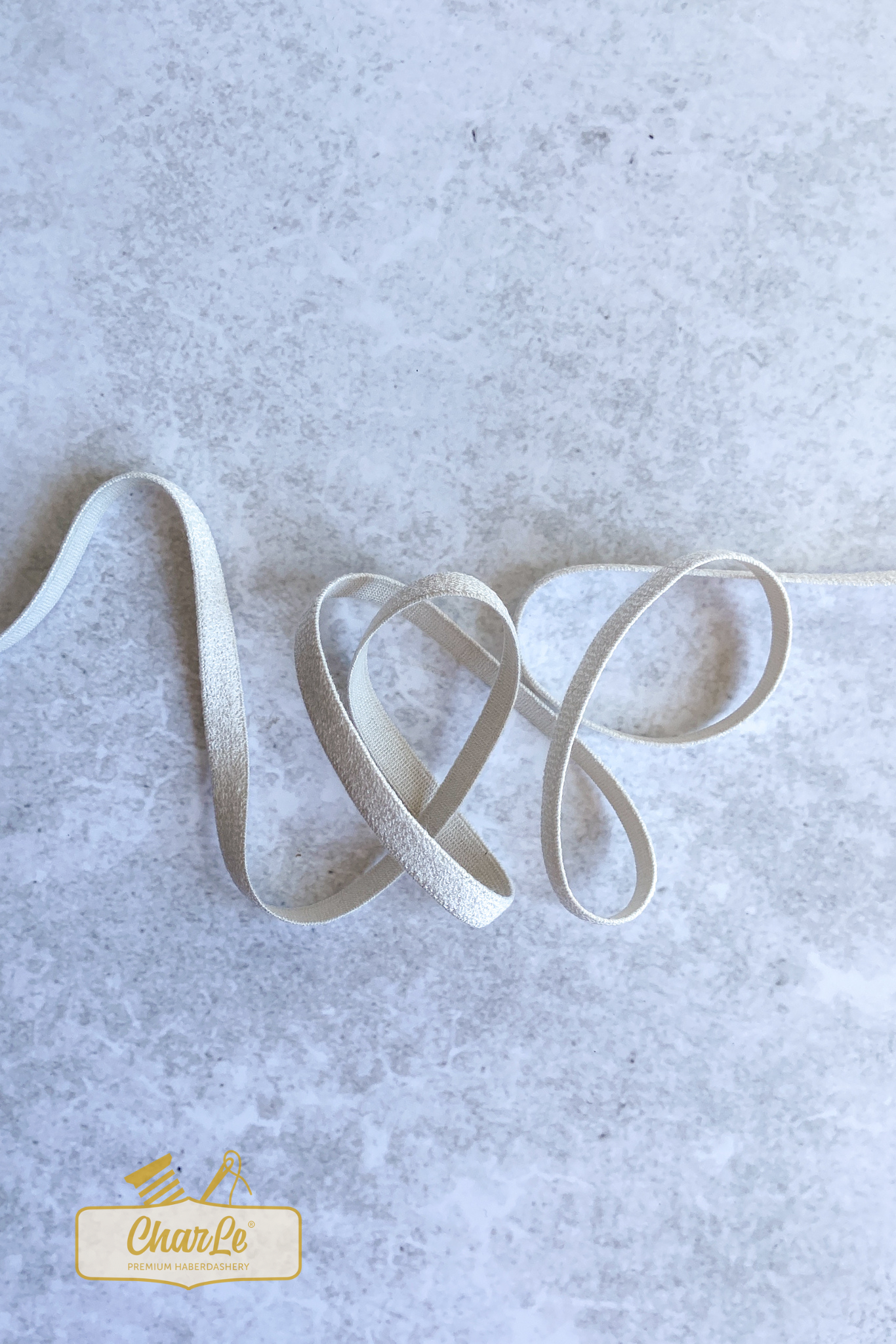 TENCEL™ ELASTIC 9 MM | White