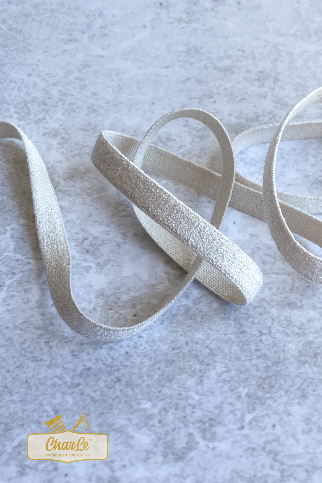 TENCEL™ ELASTIC 9 MM | White