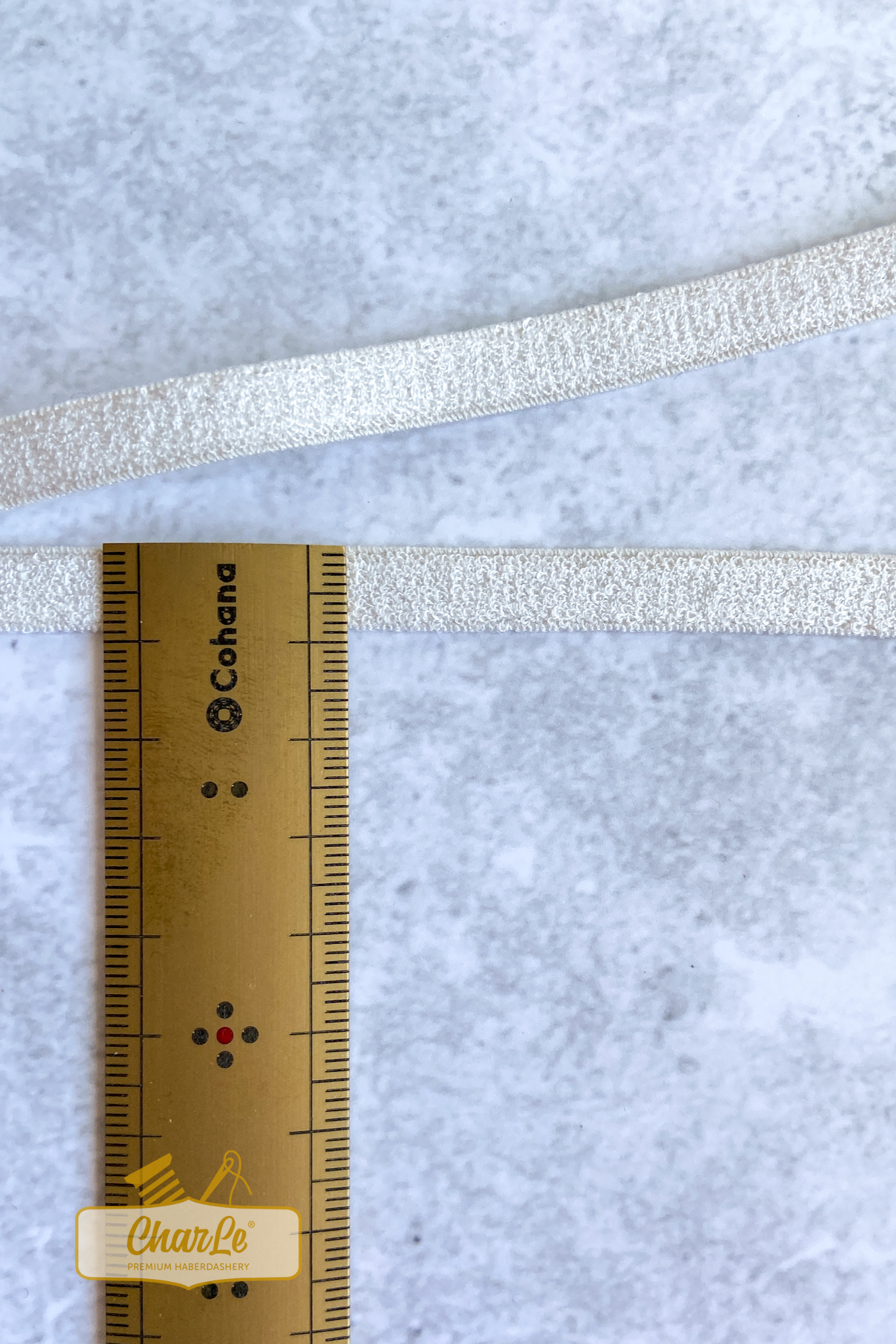 TENCEL™ ELASTIC 9 MM | White