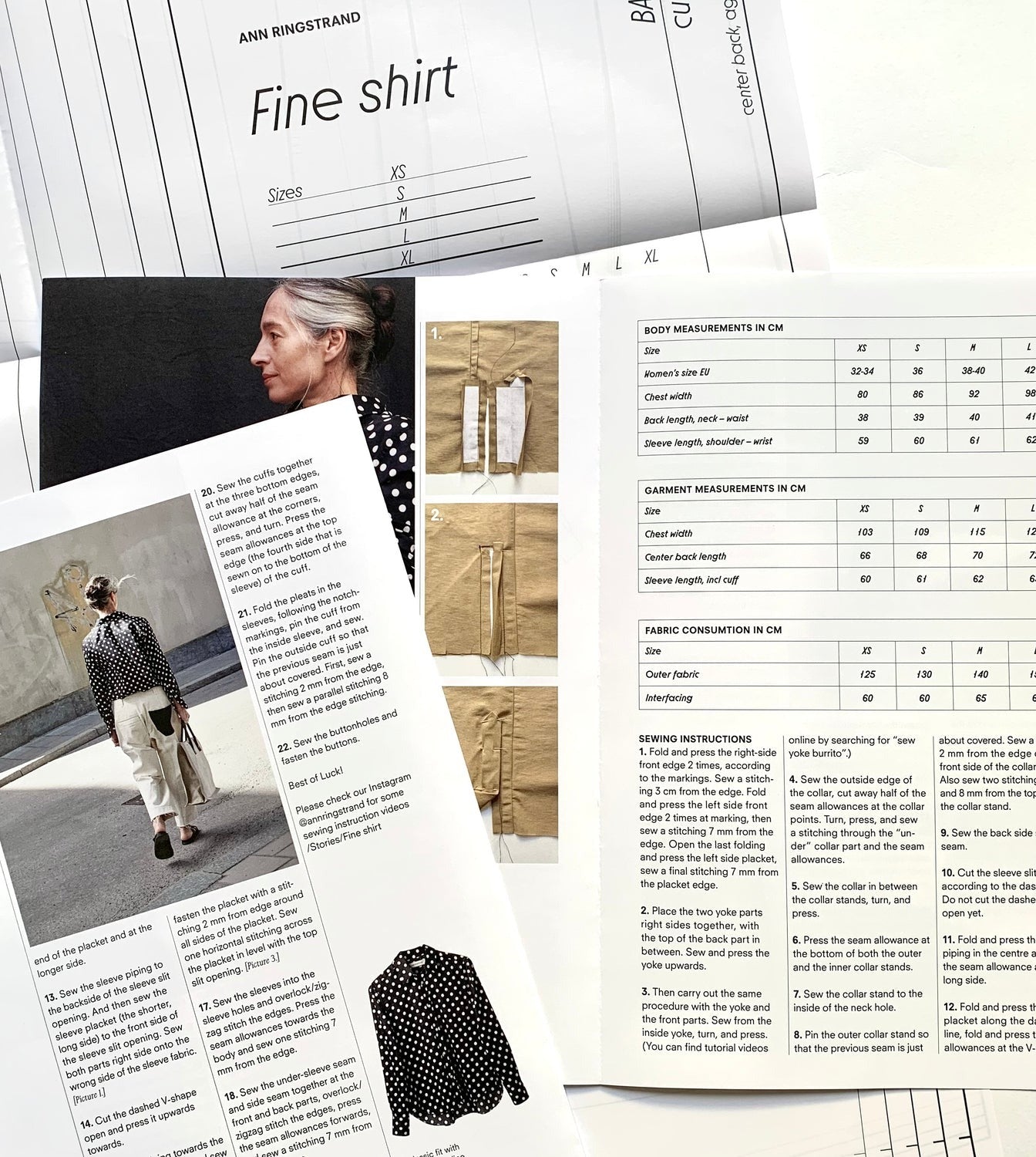 FINE SHIRT | Paper Sewing Pattern
