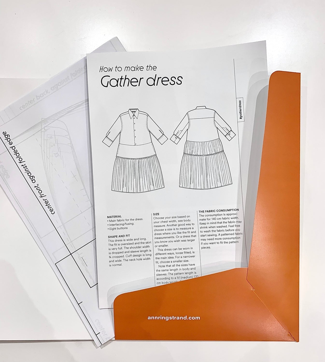 GATHER DRESS | Paper Sewing Pattern