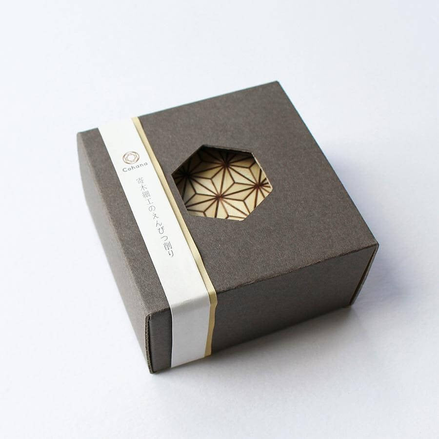 ASANOHA PARQUET PENCIL SHARPENER | White