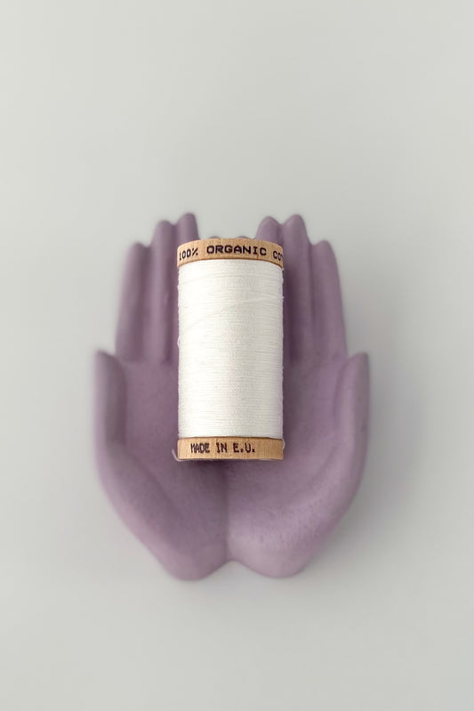 ORGANIC COTTON THREAD 30/2 | Bright White
