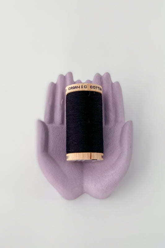 ORGANIC COTTON THREAD 30/2 | Jet Black