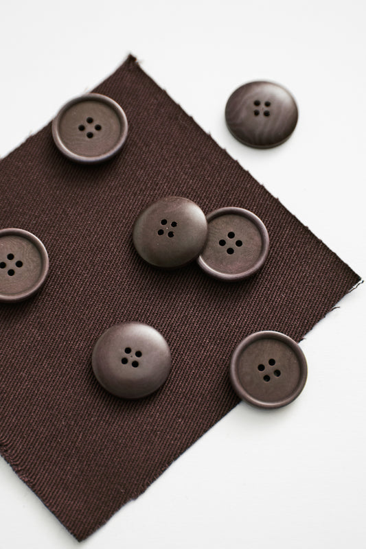 BLAZE COROZO BUTTON | Umber