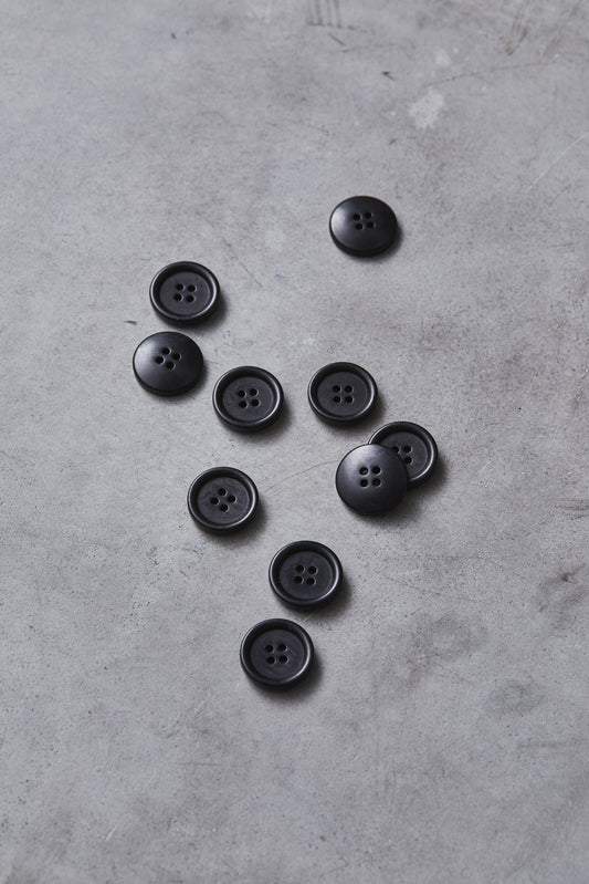 DISH COROZO BUTTON | Black