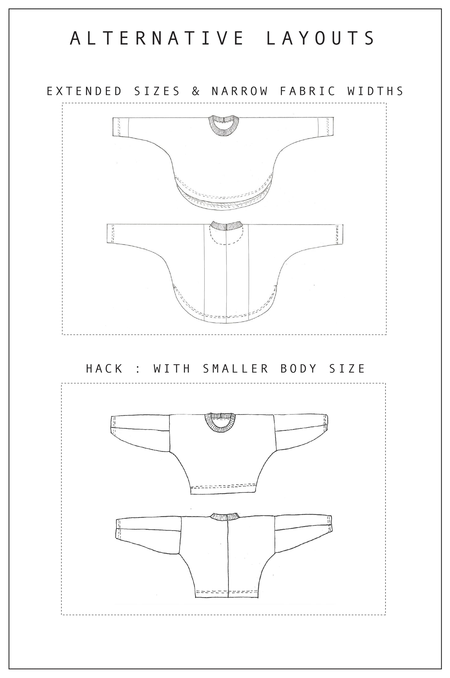ZERO WASTE JUMPER | PDF & Paper Sewing Pattern