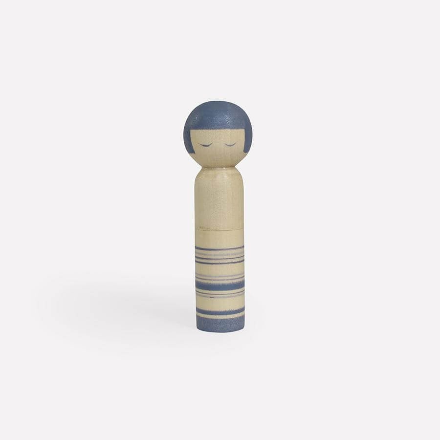KOKESHI DOLL PINCUSHION | Blue