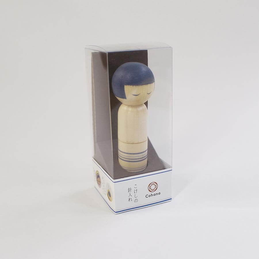 KOKESHI DOLL PINCUSHION | Blue