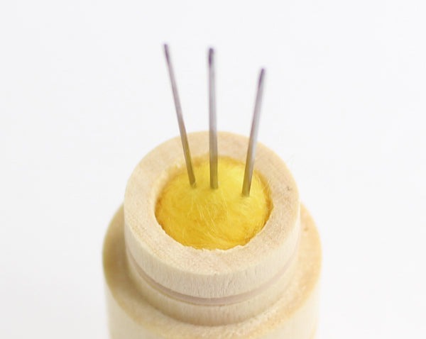 KOKESHI DOLL PINCUSHION | Yellow