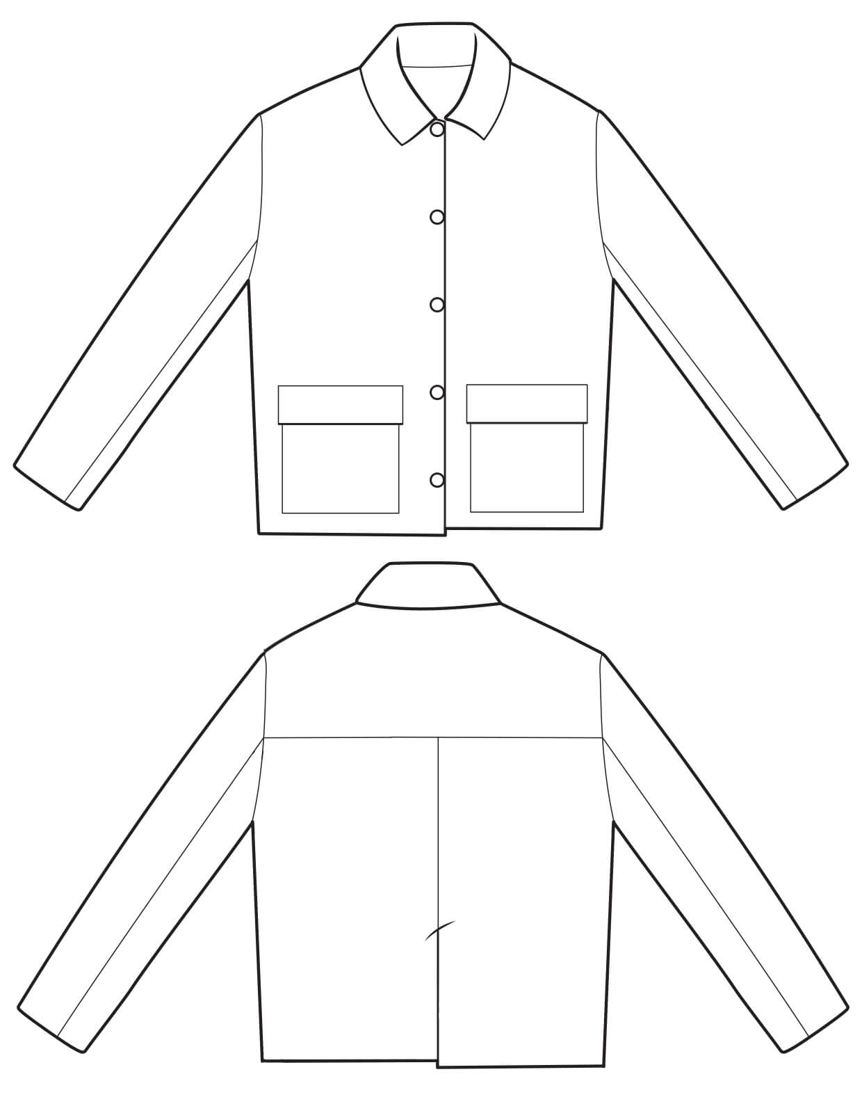 THE BOXY JACKET | PDF Pattern