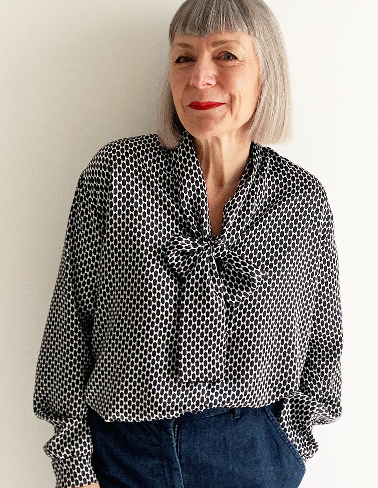 THE TIE FRONT BLOUSE | PDF Pattern