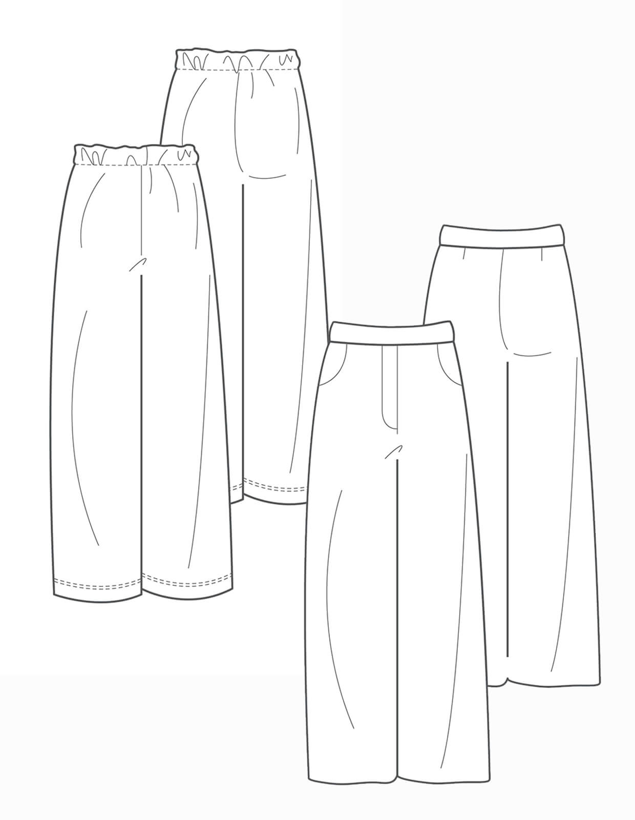 THE WIDE-LEGGED TROUSER | PDF Pattern