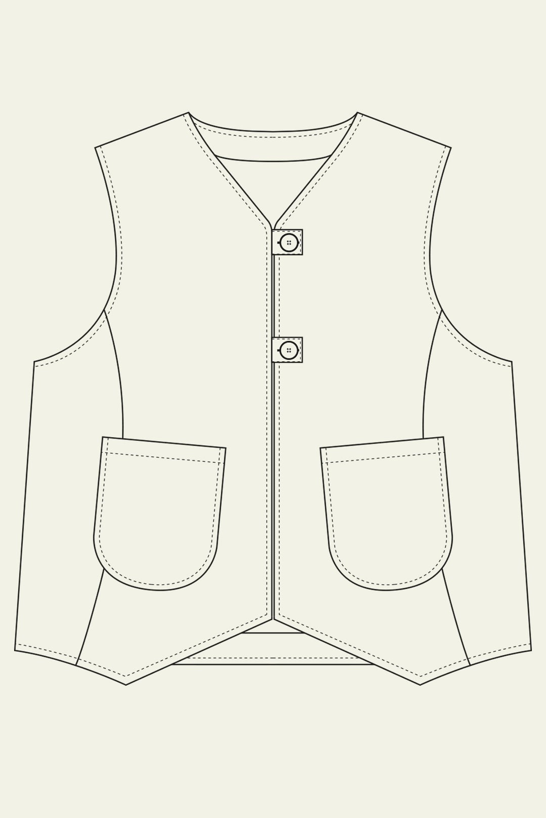 DEVON WAISTCOAT | PDF Pattern