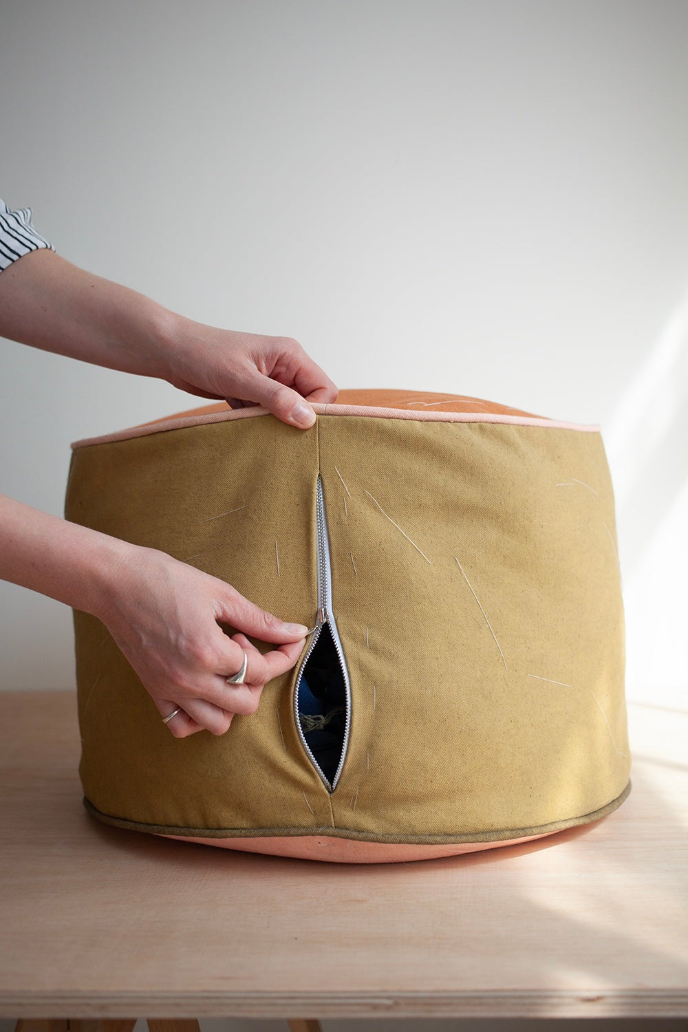 ZERO WASTE POUFFE | PDF Pattern