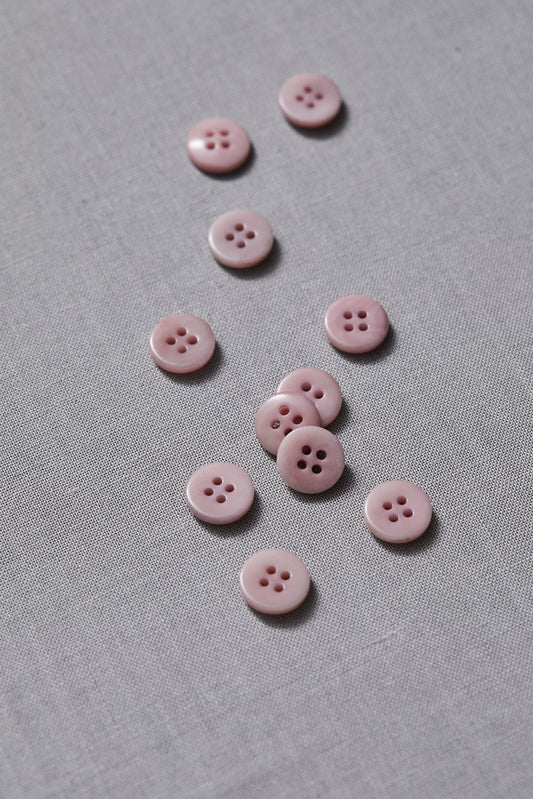 PLAIN 4 HOLE COROZO BUTTON | Puff 11mm