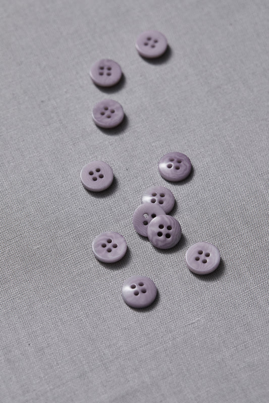 PLAIN 4 HOLE COROZO BUTTON |  Purple Haze 11mm