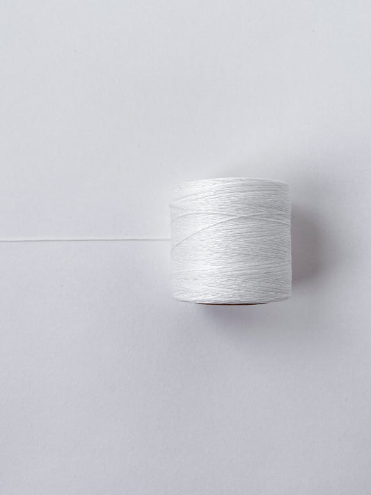 ORGANIC COTTON THREAD TEX 40 | WHITE | 500M