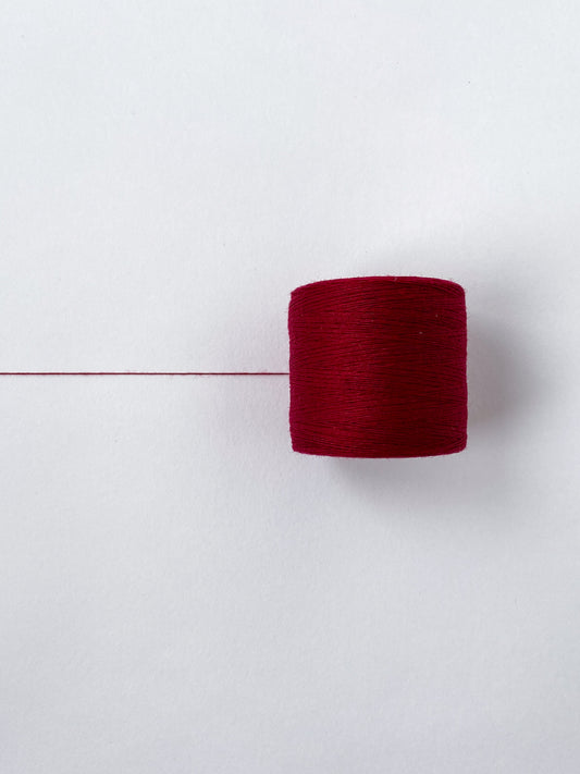 ORGANIC COTTON THREAD TEX 40 | WINE RED | 500M