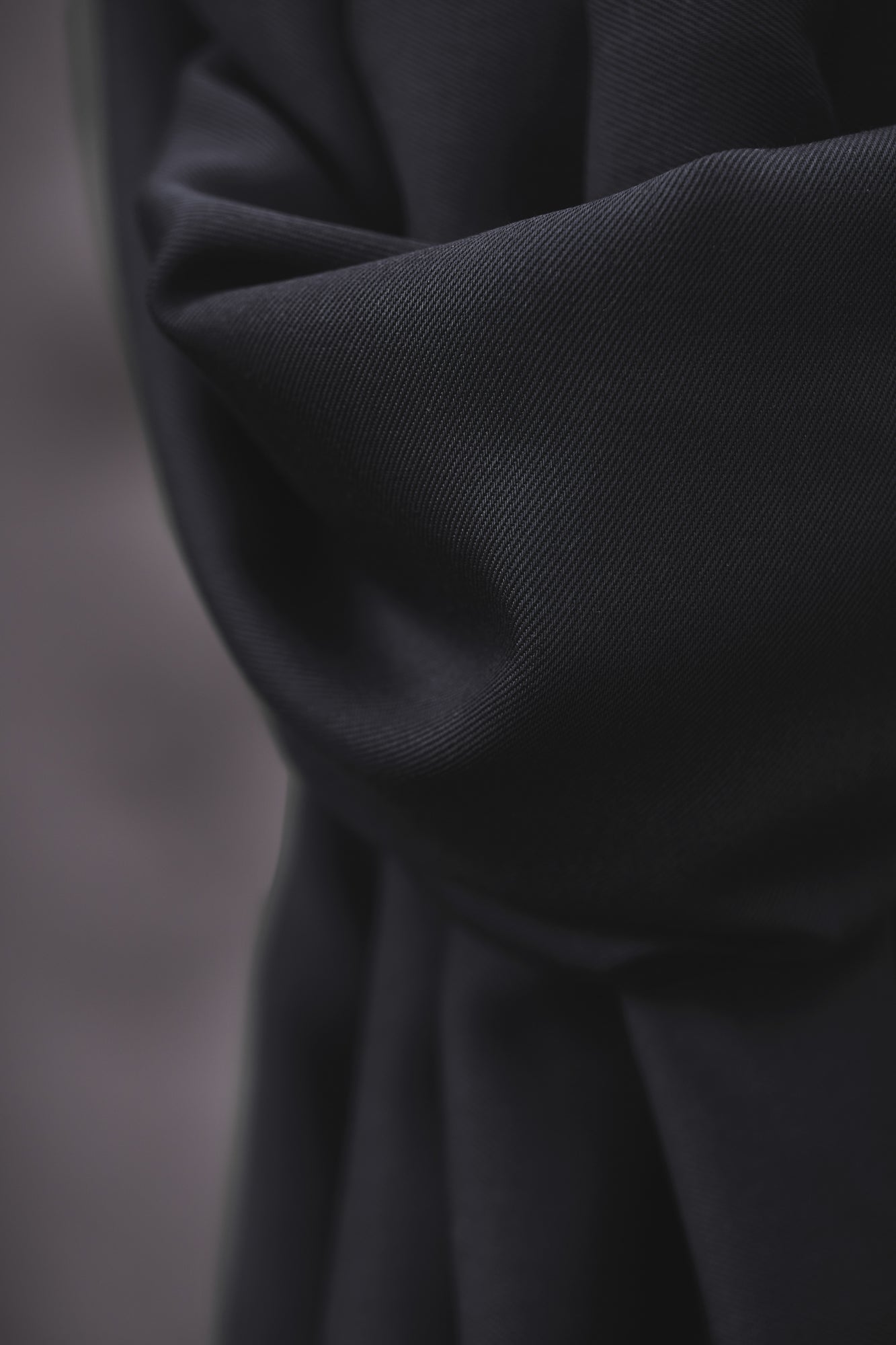 SMOOTH DRAPE TWILL | Dark Navy
