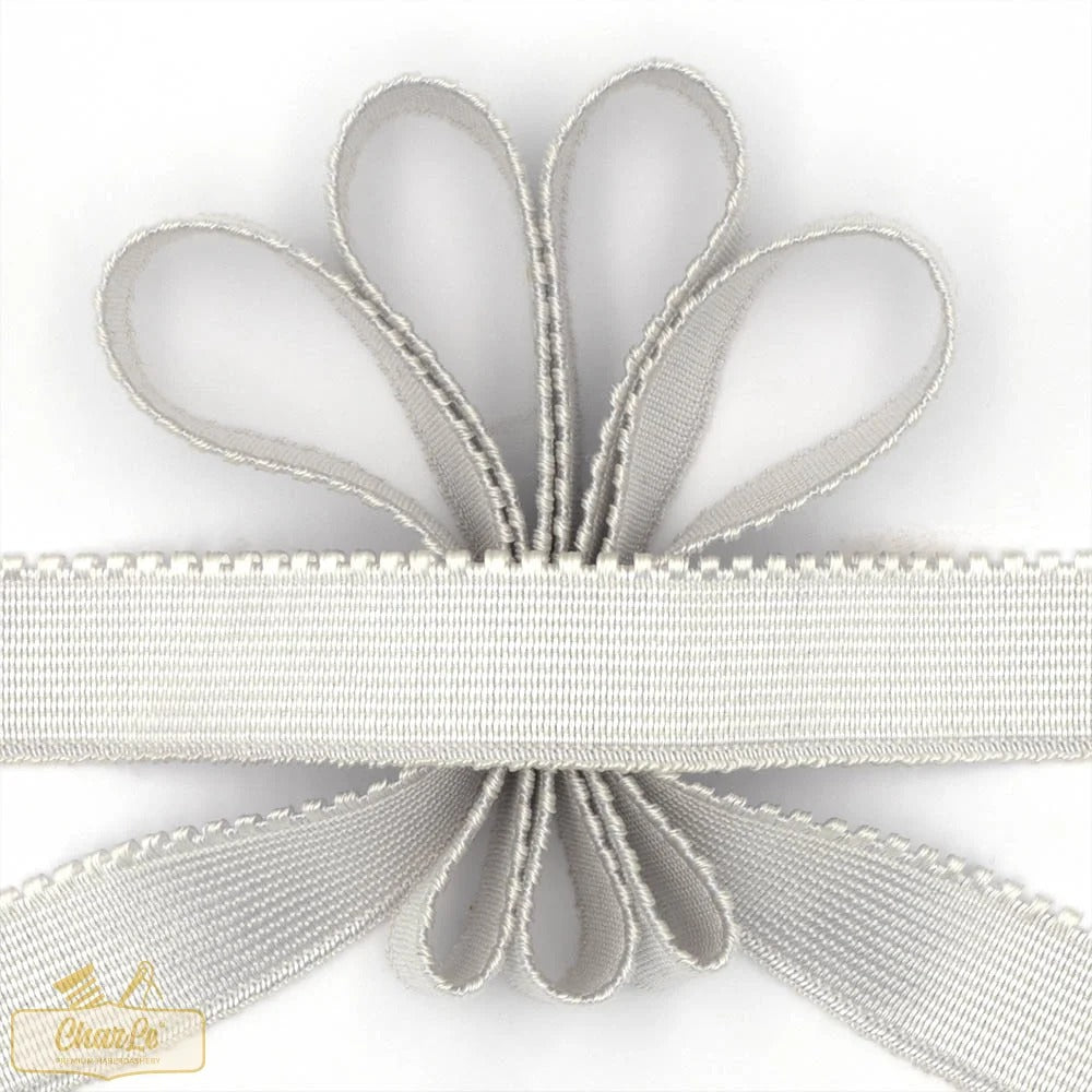 TENCEL™ PICOT EDGE ELASTIC 17MM | White