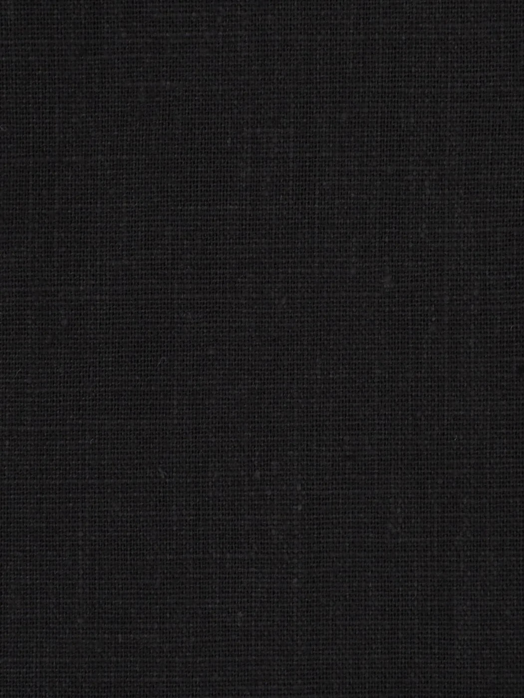 Ultra close up of black hemp and organic cotton woven sewing fabric