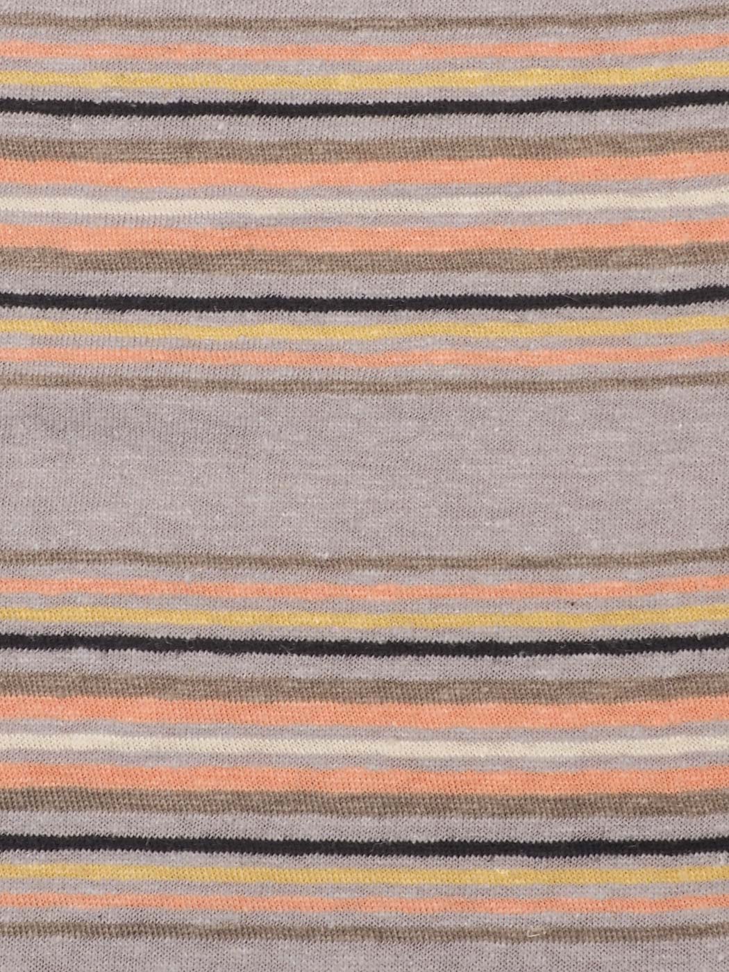 STRIPE JERSEY HEMP BLEND | Lilac Multi (Remnant 0.7M)