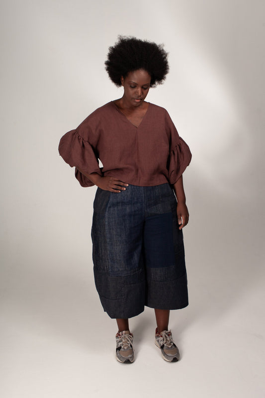 ZERO WASTE SOFT BLOUSE | PDF Sewing Pattern