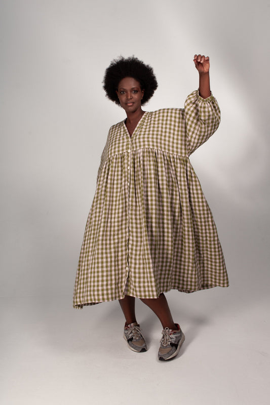 ZERO WASTE GATHER DRESS | PDF Sewing Pattern
