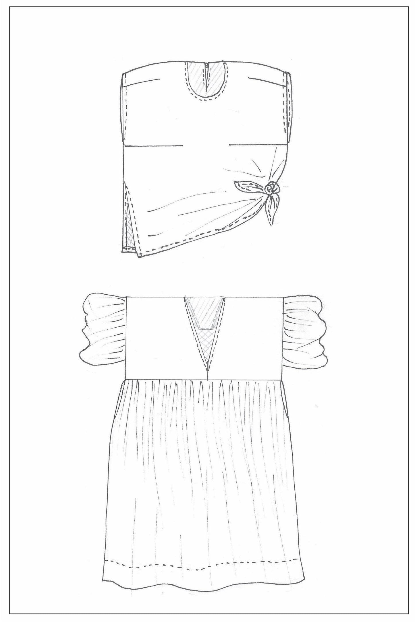 ZERO WASTE SOFT BLOUSE | PDF Sewing Pattern