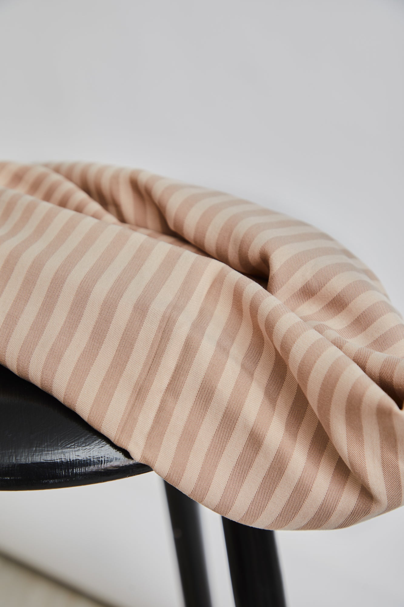Sustainable sewing fabric two tone twill tencel fabric in warm sand colour beige